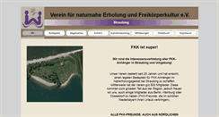 Desktop Screenshot of fkkvereinstraubing.de