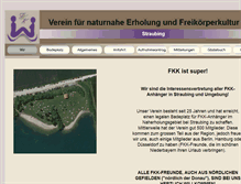 Tablet Screenshot of fkkvereinstraubing.de